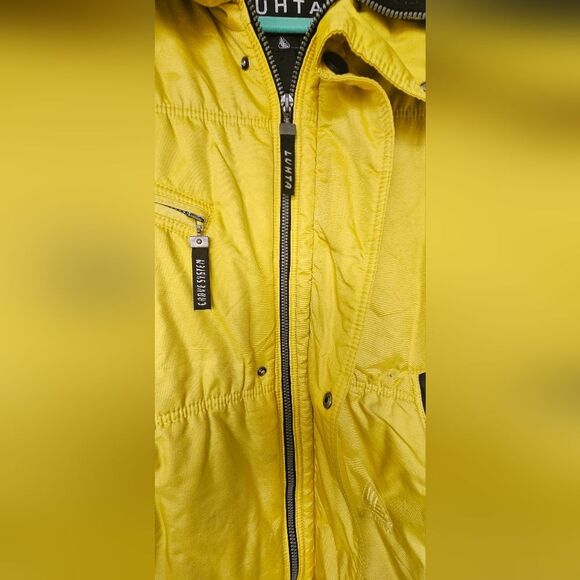 LUHTA Yellow and Black Men's Ski Jacket - Picture 6 of 12